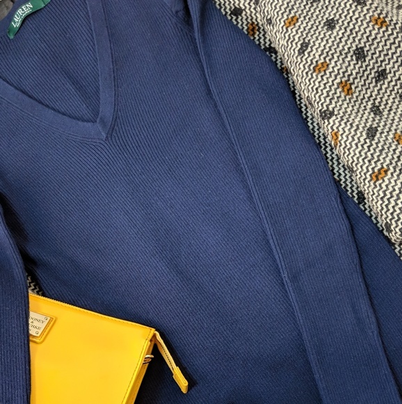 Ralph Lauren Cold-Shoulder Sweater Dress - Picture 3 of 3